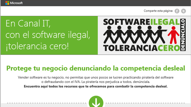 Microsoft tolerancia cero