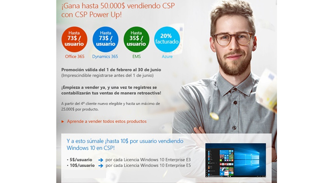 MIcrosoft CSP Power up