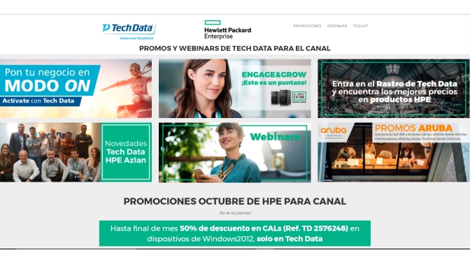 Web Promociones Tech Data