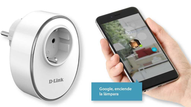 enchufe dlink google home