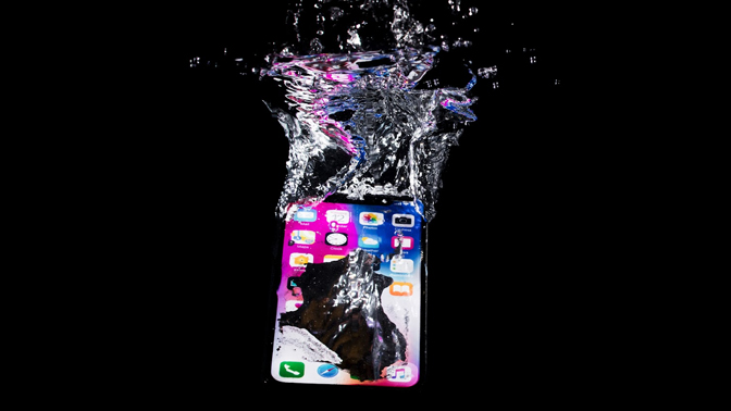 smartphone iphone agua