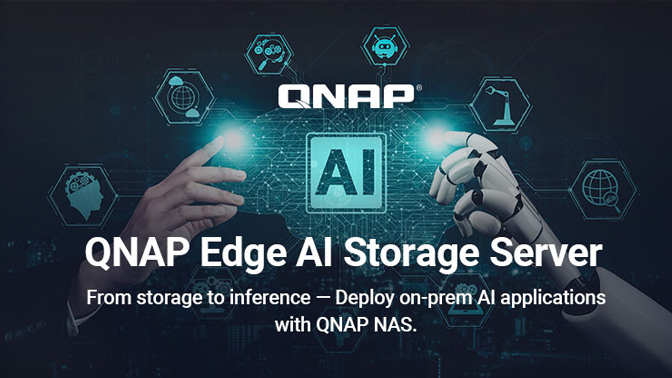 QNAP Servidor de almacenamiento Edge AI