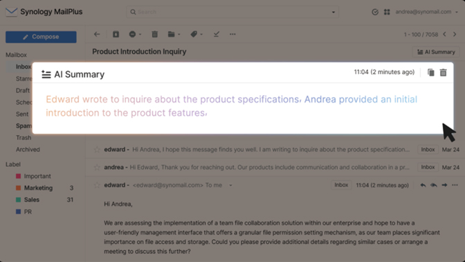 Synology MailPlus