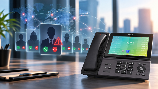 Snom seguridad IP