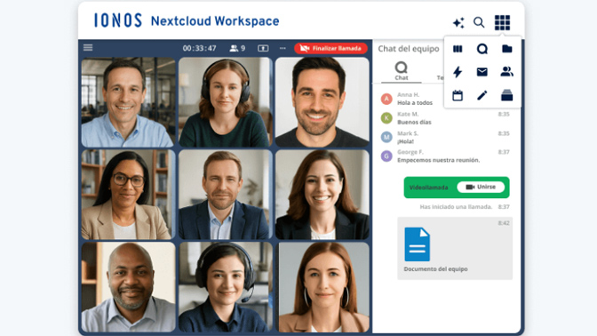 IONOS Nextcloud Workspac